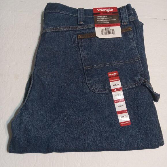 Wrangler Men's NWT Riggs Workhorse High Rise Relaxed Fit Tapered Leg Work Jeans - Picture 1 of 8